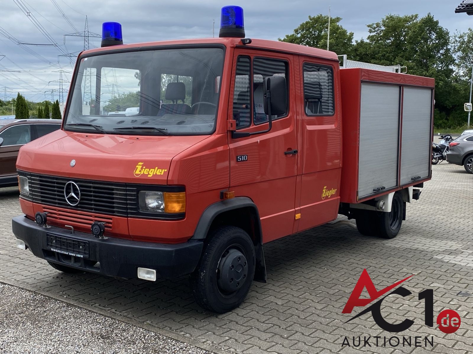 MB 510 So. KFZ Löschfahrzeug TSF-W Aufbau Ziegler